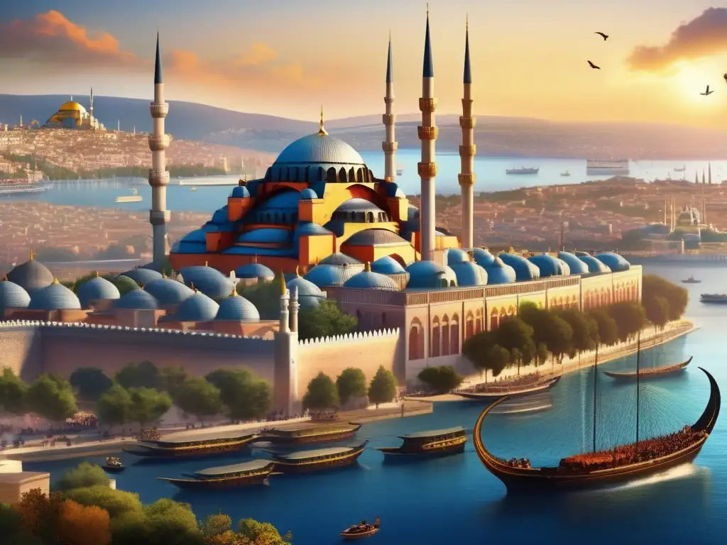 Desde lo alto, la opulencia del Imperio Otomano bajo el reinado del Sultan Suleiman el Magnífico se despliega