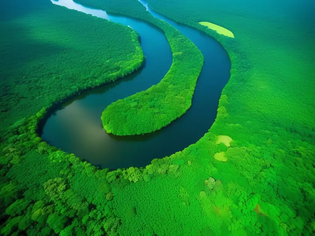Desde las alturas, la exuberante selva amazónica se despliega con un sinfín de tonos verdes