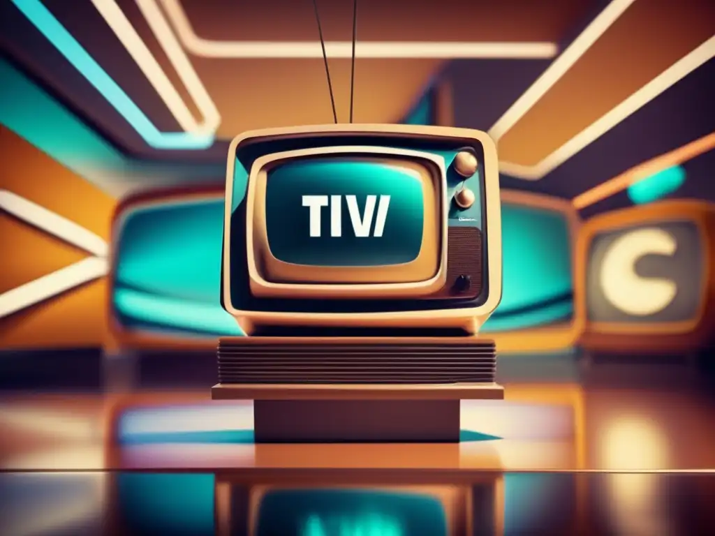 Un antiguo concurso de televisión y su carismático presentador en contraste con un estudio moderno