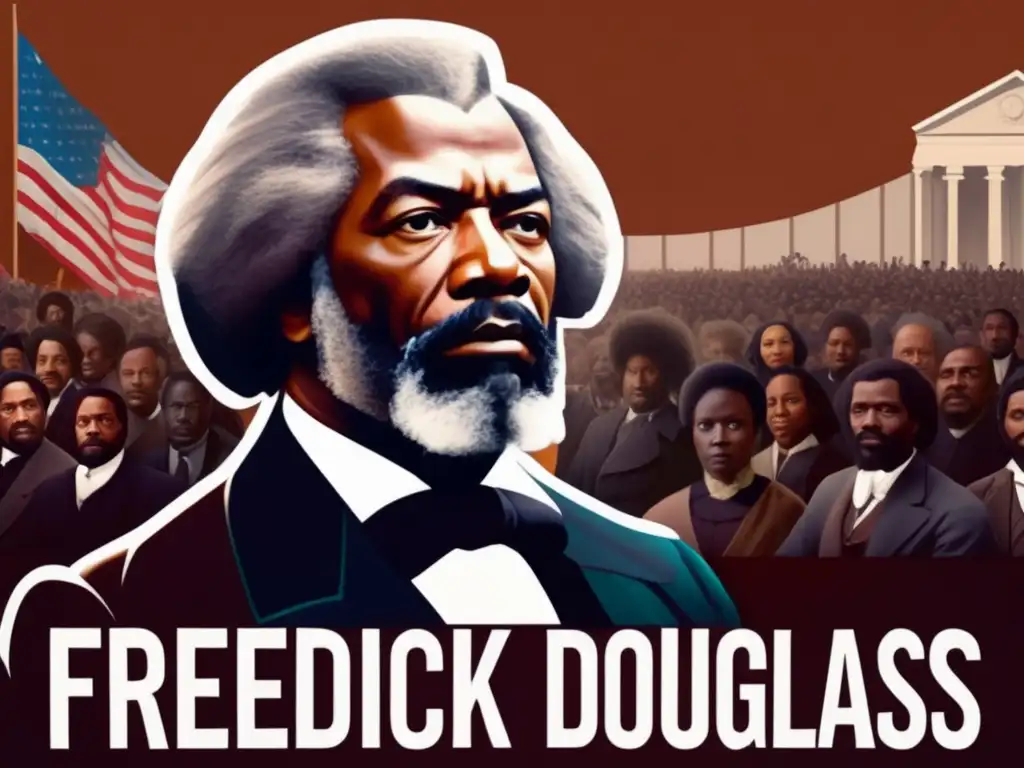 Frederick Douglass ofrece apasionado discurso en rally de abolición, con contribuciones a la abolición de la esclavitud