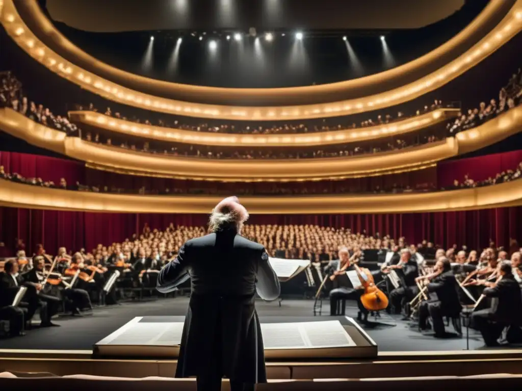 Un apasionado Richard Wagner dirige en el Festival de Bayreuth, mostrando la intensidad de sus composiciones revolucionarias y el impacto transformador en la ópera alemana