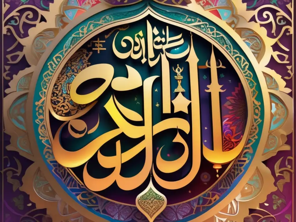 El arte digital moderno representa la vida y legado del Profeta Muhammad