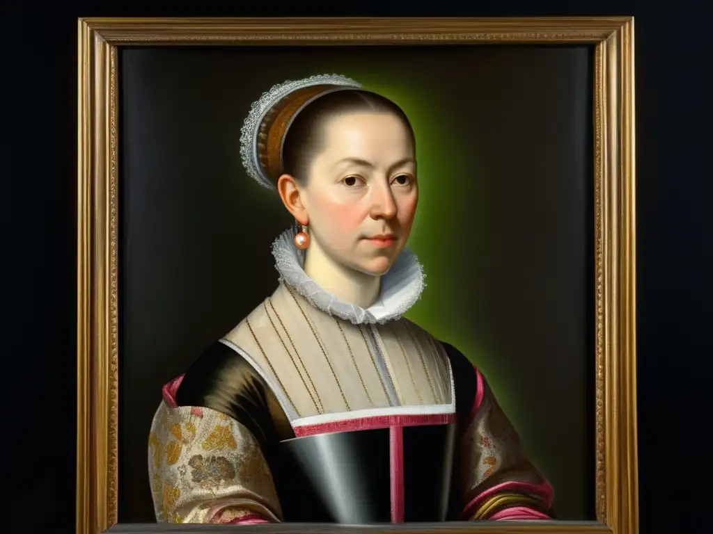 Un autorretrato detallado de Sofonisba Anguissola cobra vida con sus pinceladas, expresiones y colores vibrantes