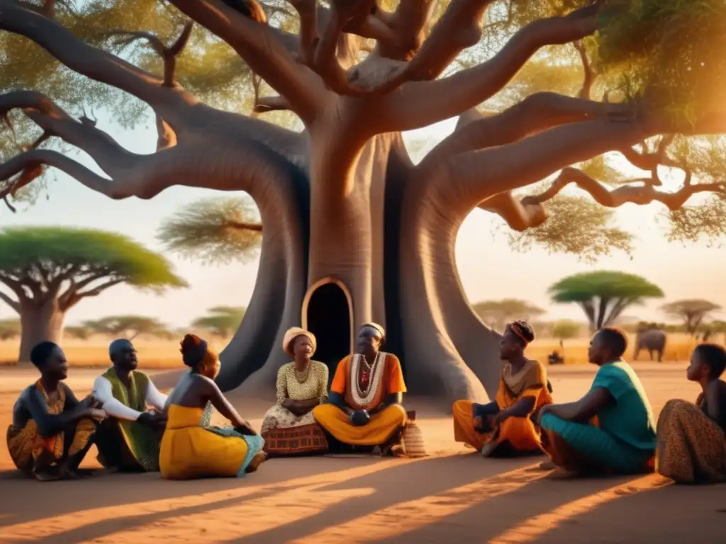 Bajo un baobab, el narrador africano Birago Diop cautiva con sus palabras a un público de todas las edades