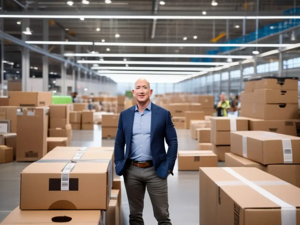 Jeff Bezos lidera Amazon con visión y determinación frente a su sede