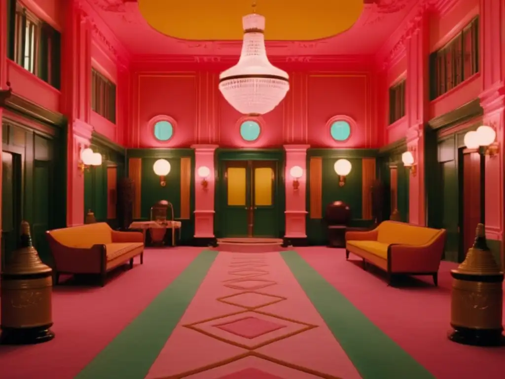 Una composición meticulosa del hotel en 'The Grand Budapest Hotel' de Wes Anderson