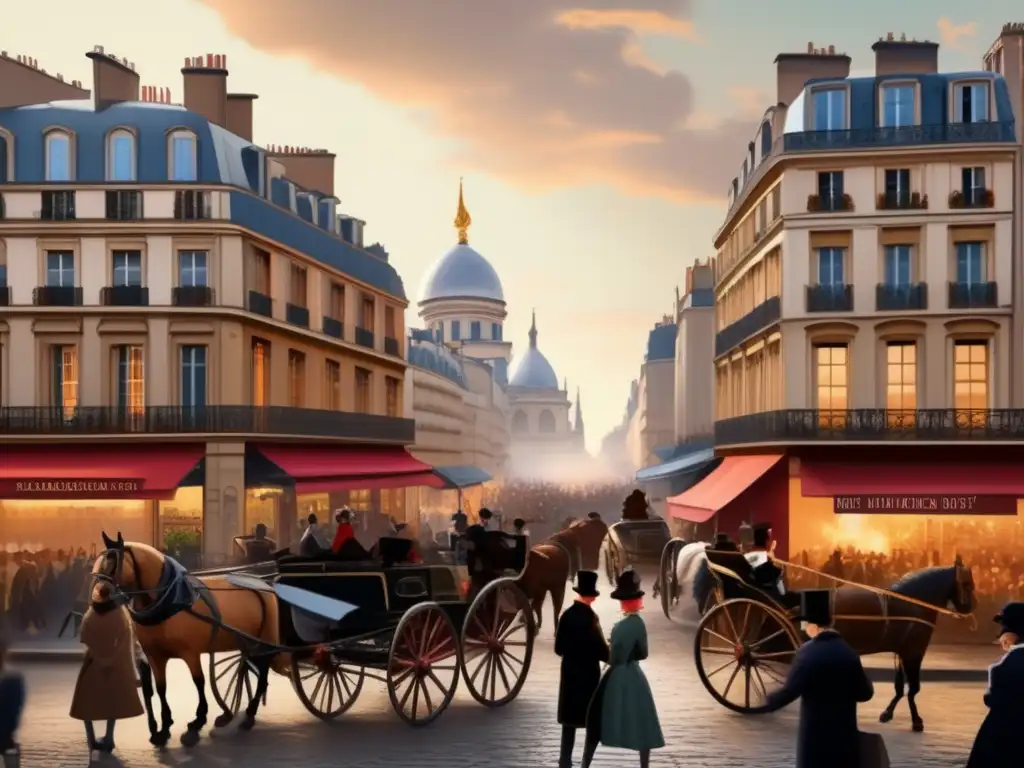 En la concurrida calle parisina del siglo XIX, el espíritu de la libertad de Émile Zola cobra vida