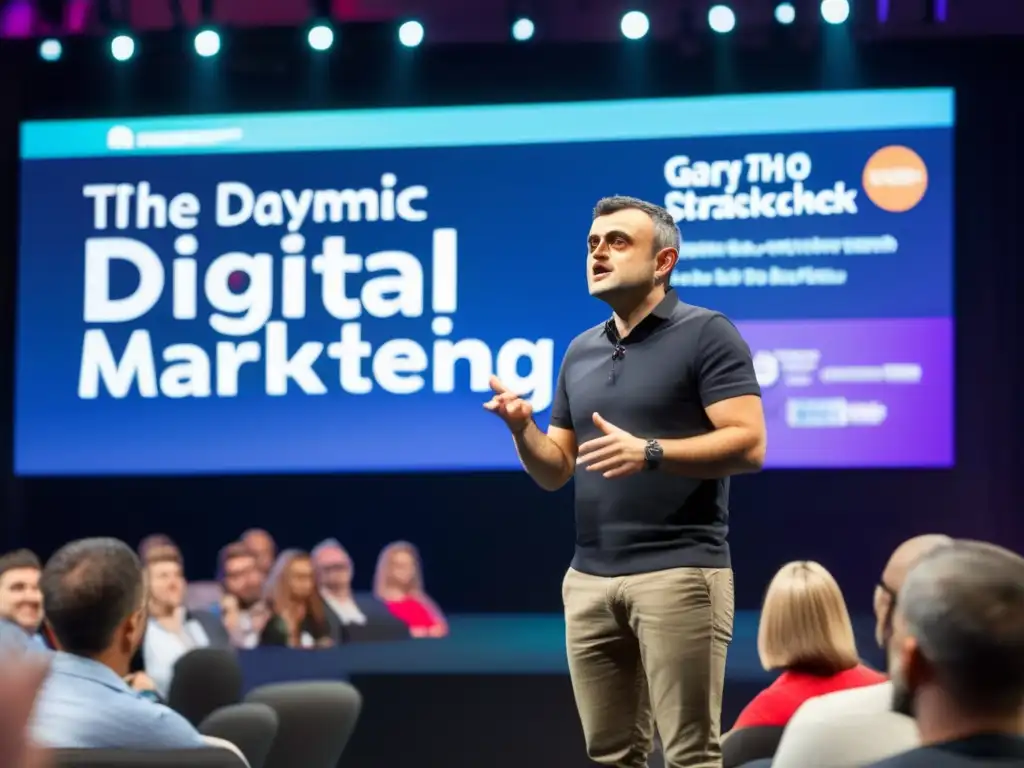 En la conferencia de marketing digital, Gary Vaynerchuk cautiva con su dominio de la estrategia de contenido digital
