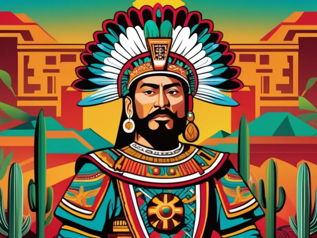 Hernán Cortés, conquistador de México, en una vibrante obra digital que evoca la polémica de su legado