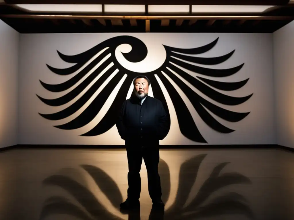 Ai Weiwei desafía con determinación la censura en una impactante instalación de arte, proyectando su lucha por la libertad de expresión China