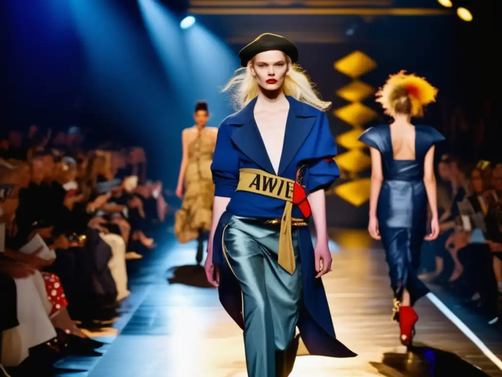 Un desfile de moda de alta costura de Vivienne Westwood con diseños vanguardistas y mensajes de activismo