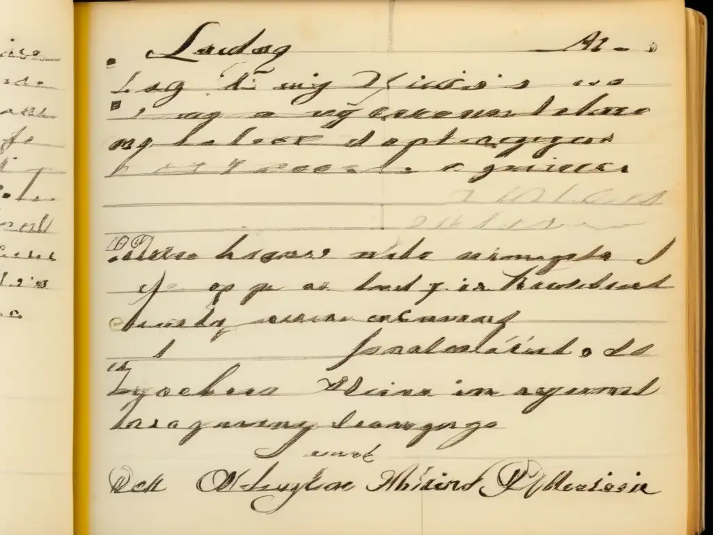 Una detallada imagen de las notas manuscritas de Ludwig Wittgenstein, revelando su caligrafía precisa mientras explora la complejidad del lenguaje