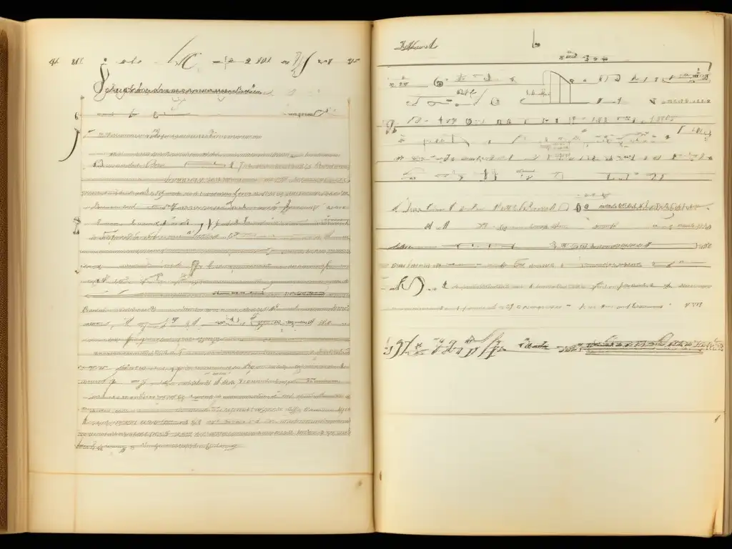 Las detalladas notas matemáticas manuscritas de Sophia Yanovskaya, reflejando su legado en la filosofía matemática rusa