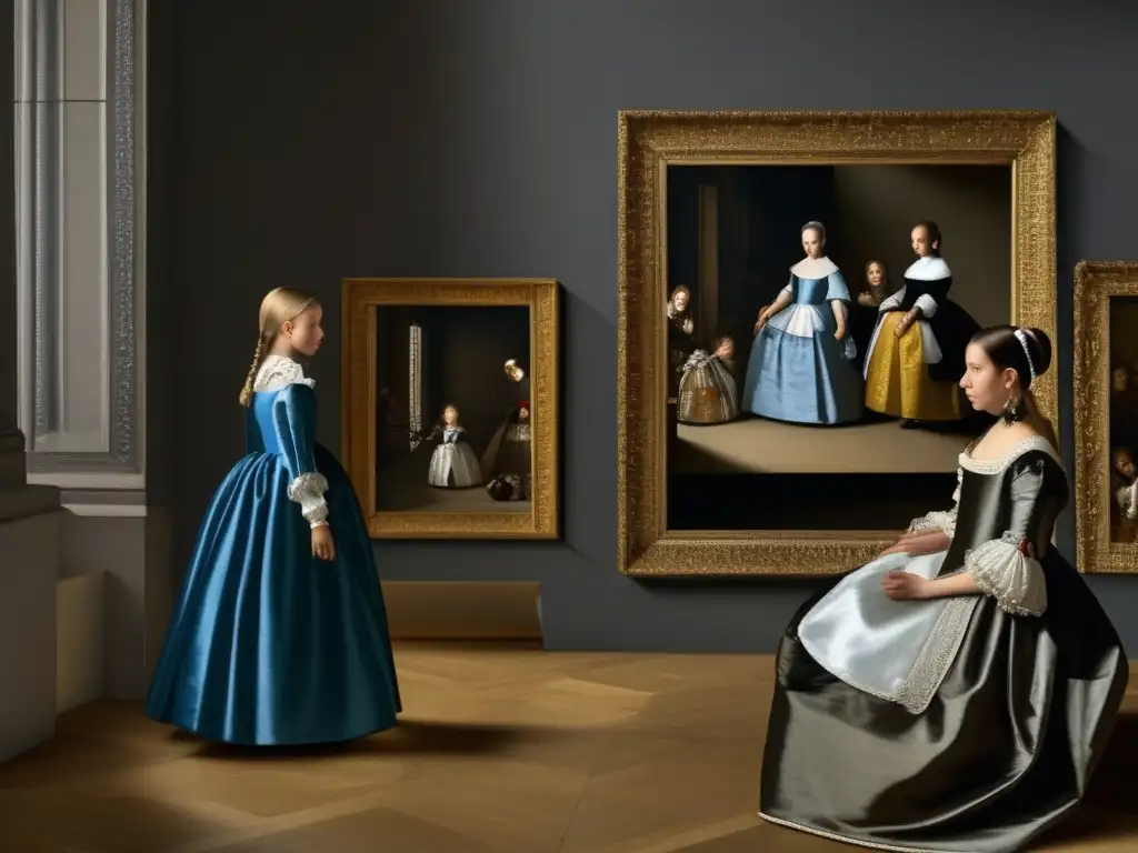 Detalle ultraHD de 'Las Meninas' de Velázquez retratos corte español