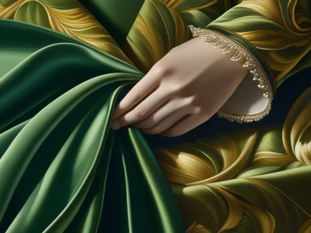 Detalle ultrarrealista del Manierismo Parmigianino Parma Gracia Elegante