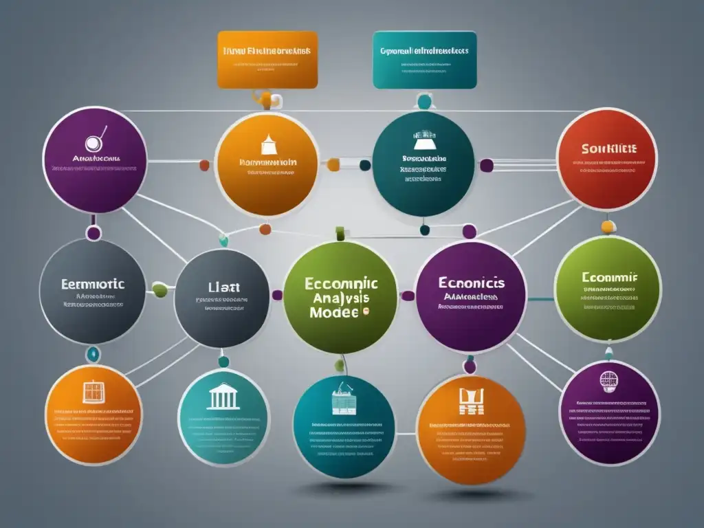 Un diagrama moderno detallado del modelo de análisis inputoutput en economía