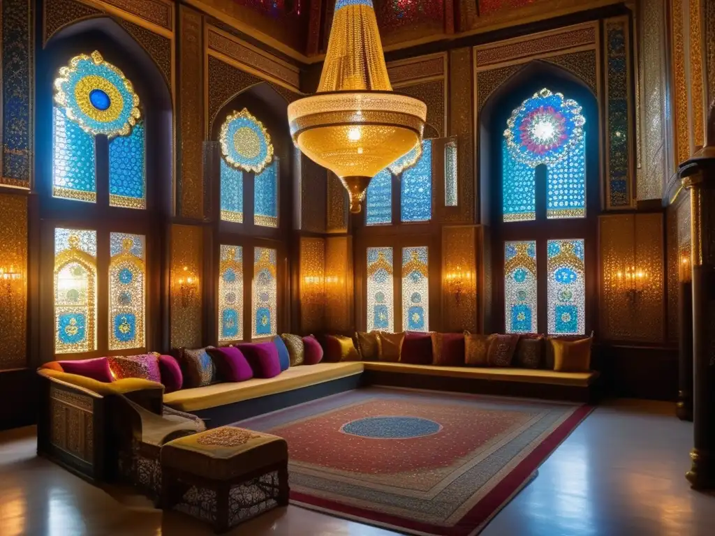 En la dinámica corte Otomana, Sultana Kösem irradia poder desde su trono en un lujoso salón lleno de detalles opulentos