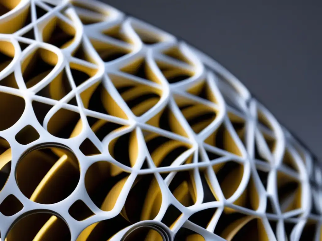 Una escultura 3D impresa con intrincados patrones matemáticos evoca la elegancia de la lógica matemática digital de George Boole