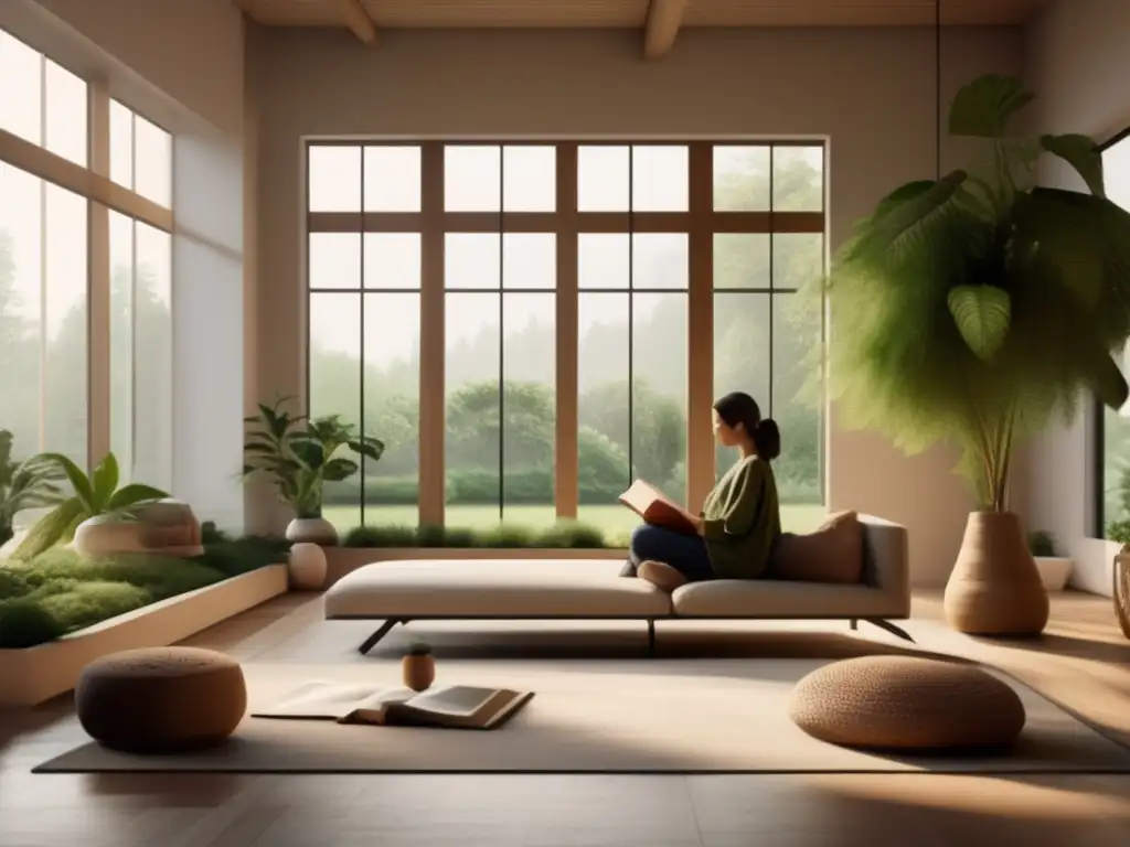 Un espacio sereno y moderno con luz natural