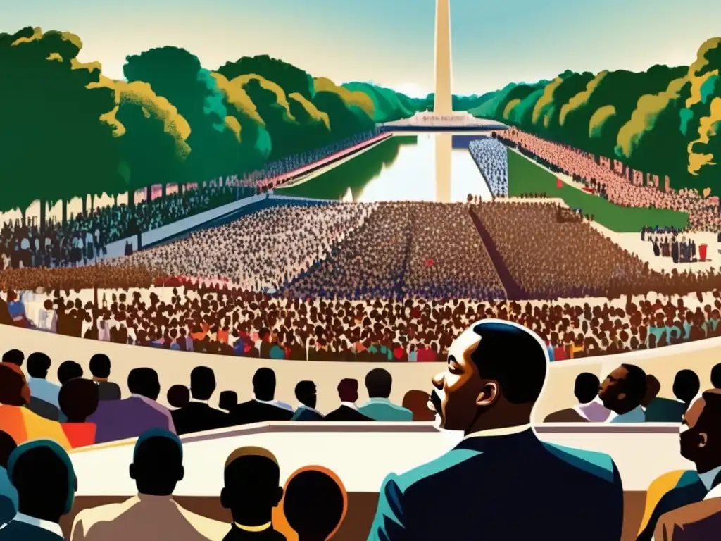 Una fotografía de alta resolución y estilo moderno de Martin Luther King Jr