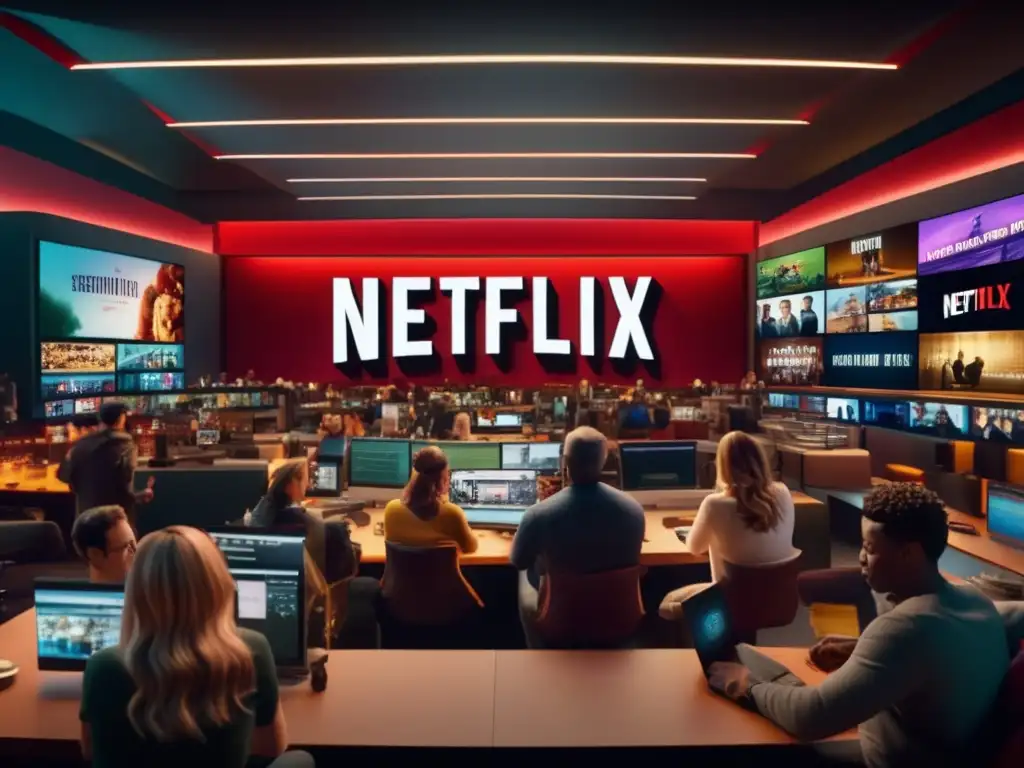Un estudio bullicioso de Netflix muestra la transformación del entretenimiento con creatividad y tecnología de vanguardia