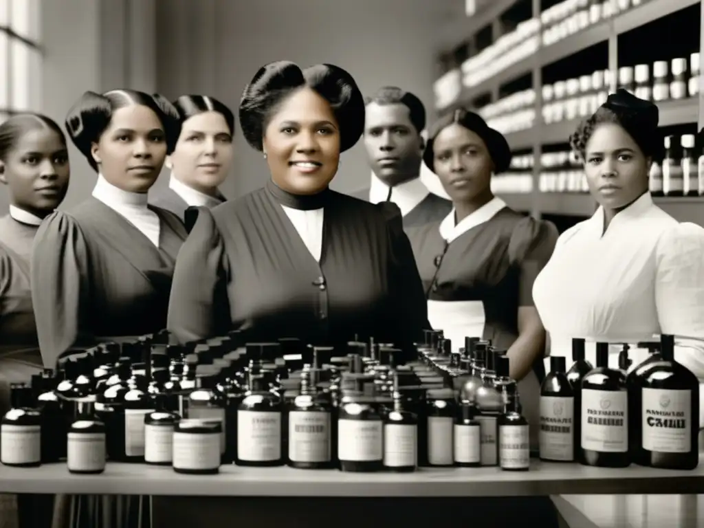 En una fábrica de productos para el cuidado del cabello afroamericano, Madam C