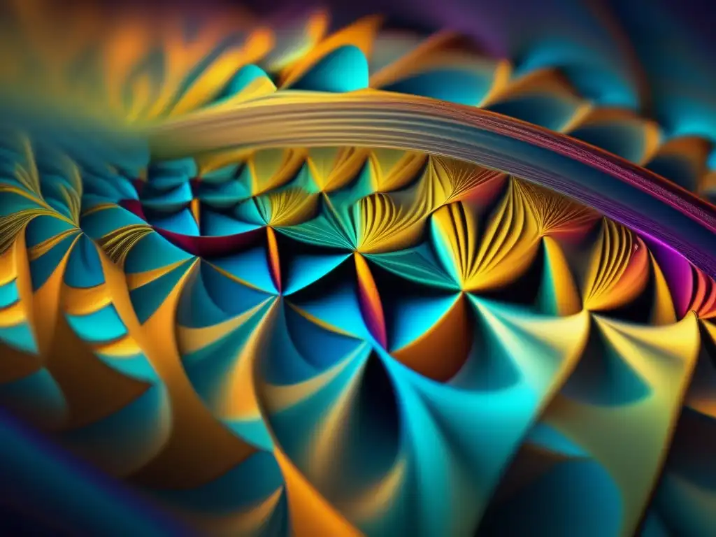 Un patrón fractal complejo y colorido que muestra la belleza de la teoría de la dinámica no lineal de Mary Cartwright
