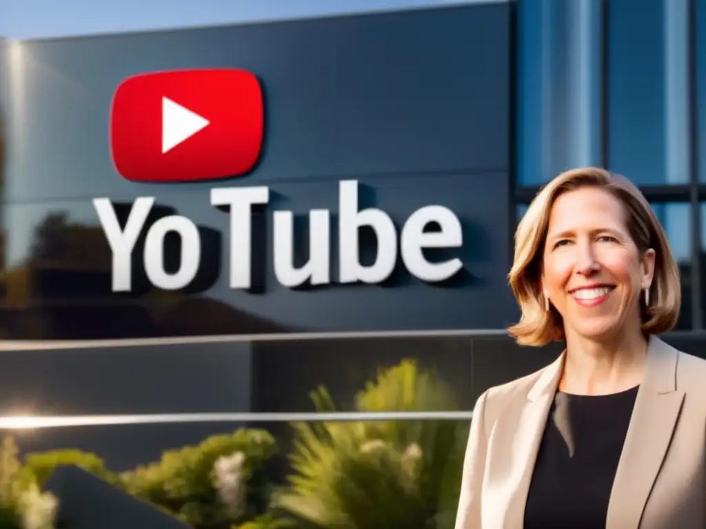 Susan Wojcicki, líder frente a la sede de YouTube