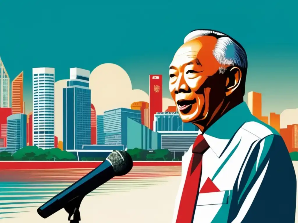 Lee Kuan Yew, genio político, lidera con determinación frente a la moderna Singapur