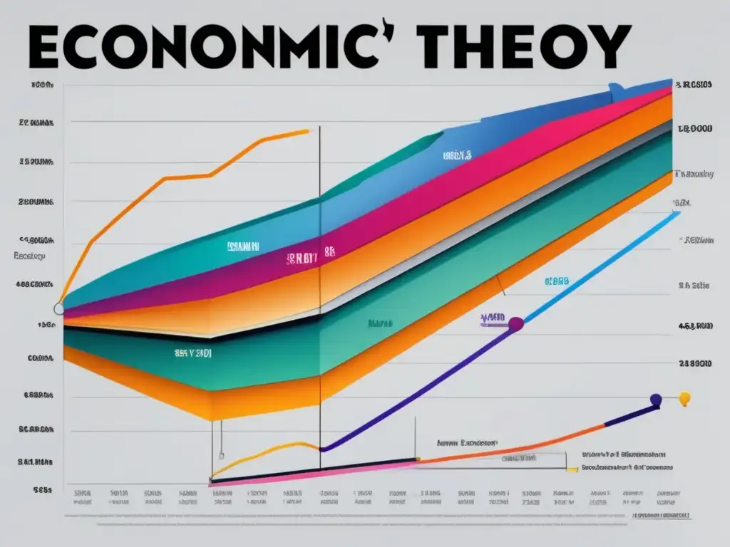 Un gráfico detallado en 8k de la teoría de la inestabilidad financiera de Hyman Minsky, representando la tendencia alcista de la inversión especulativa y el posterior colapso, con anotaciones claras y etiquetas para cada fase del ciclo económico