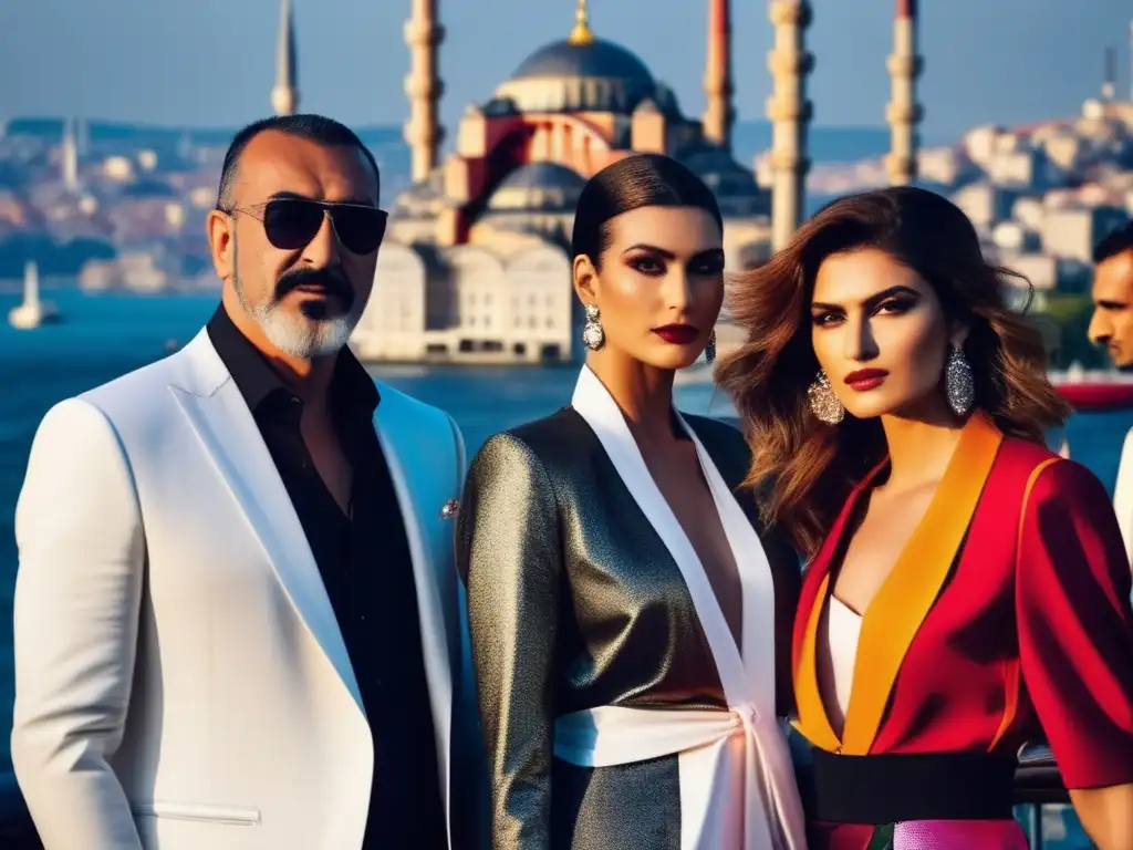 Un grupo de diseñadores de moda turcos reconocidos internacionalmente presenta su última colección en un vibrante desfile en Estambul