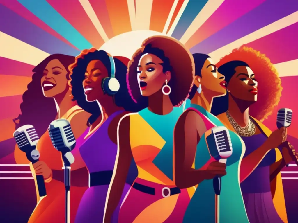 Un grupo diverso de mujeres músicas de distintas épocas y géneros, unidas en solidaridad