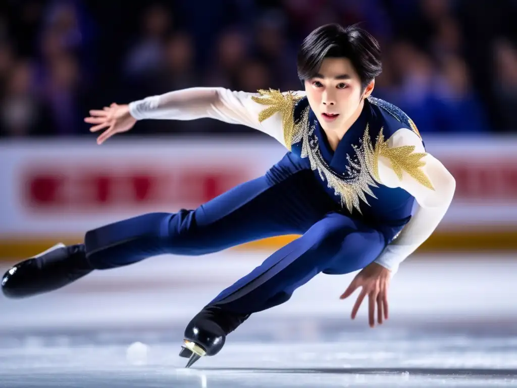 Yuzuru Hanyu deslumbrante en el hielo, influencia artística destacada