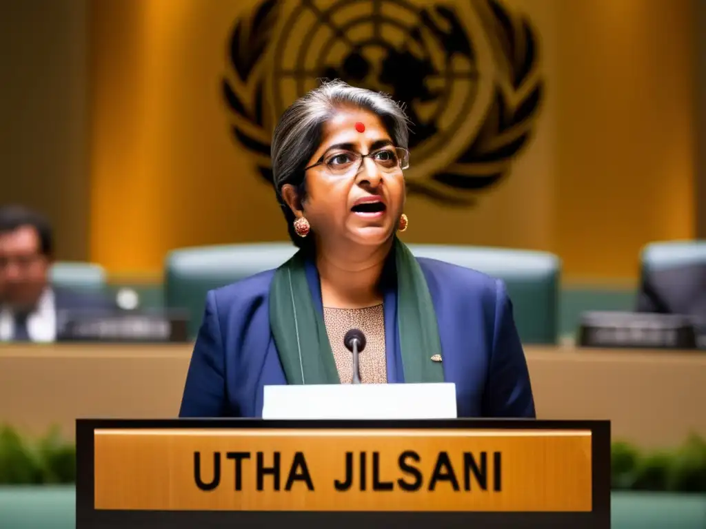 Hina Jilani, firme y apasionada, habla en la Asamblea de la ONU sobre los derechos humanos