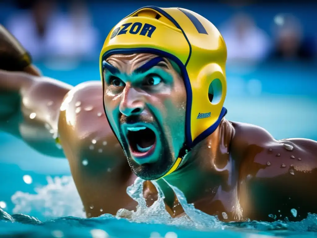 Historia de Dezső Gyarmati en waterpolo, intensa acción y determinación en el juego