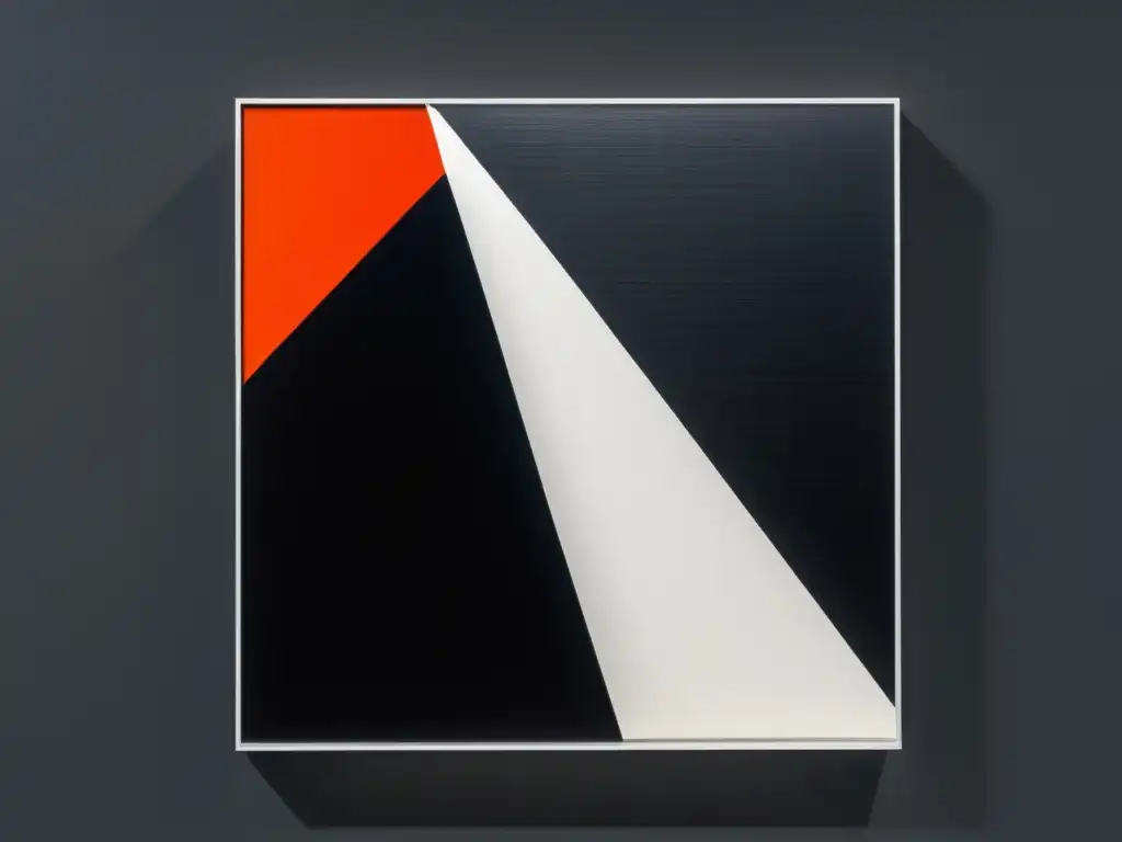 Una imagen detallada del icónico cuadro 'Black Square' de Kazimir Malevich, destaca el suprematismo en Rusia