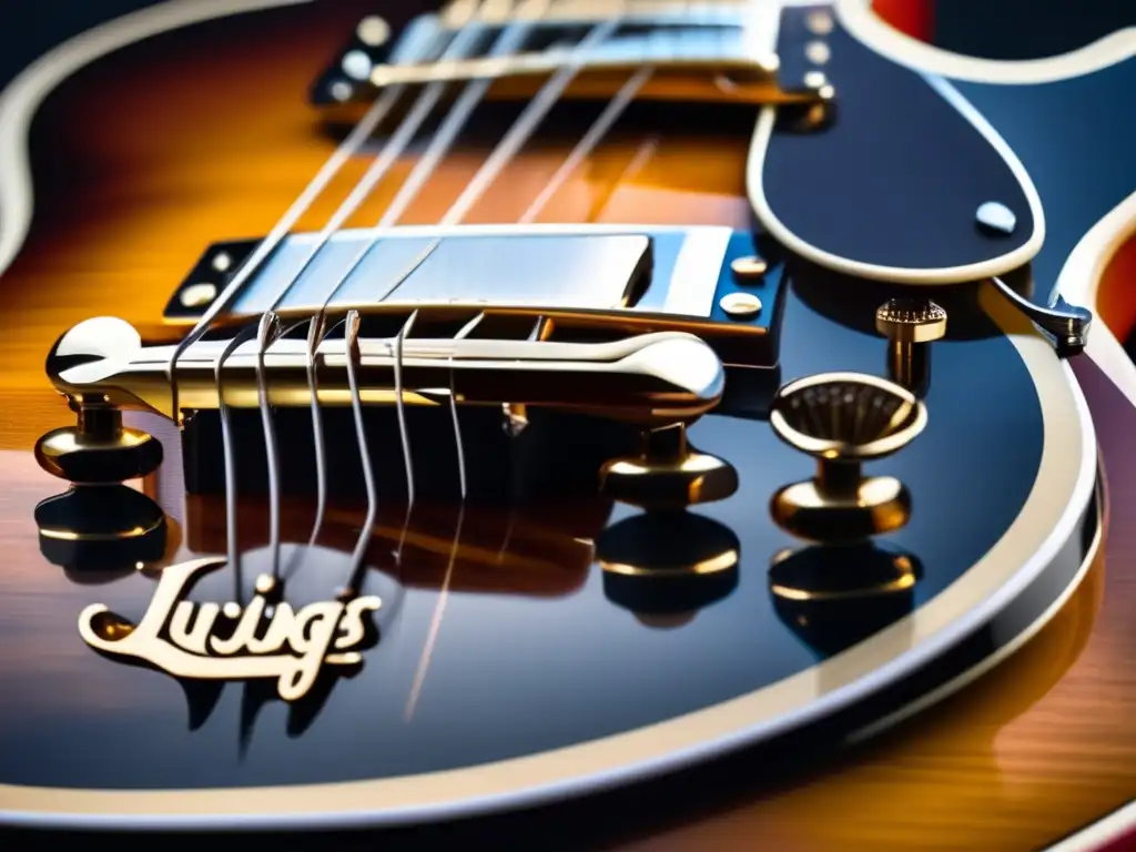 Una imagen detallada de la legendaria guitarra 'Lucille' de B