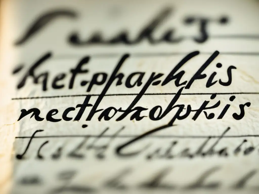 Una imagen detallada del manuscrito original de Franz Kafka para 'La metamorfosis', mostrando su caligrafía intrincada y las ediciones meticulosas