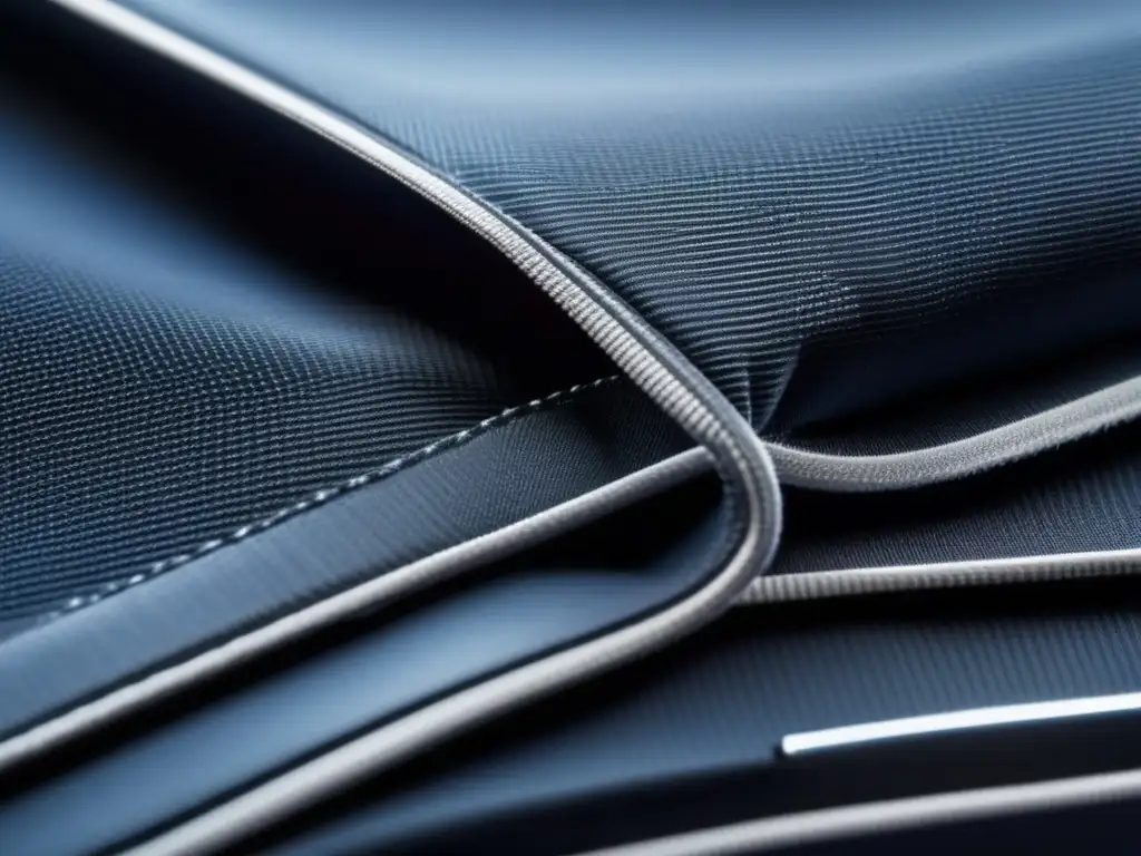 Una imagen detallada de Velcro siendo unido, resaltando sus ganchos y bucles con precisión