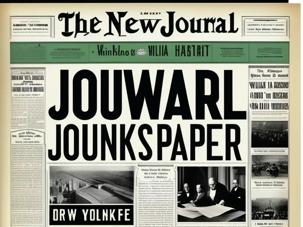 Una imagen impactante del icónico periódico New York Journal de William Randolph Hearst