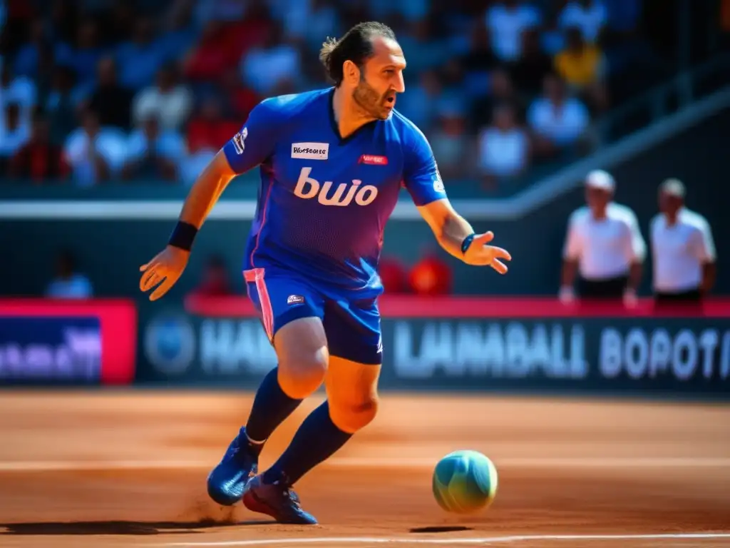 Imagen impactante de Ivano Balić en el balonmano, mostrando su historia y legado con intensidad y pasión