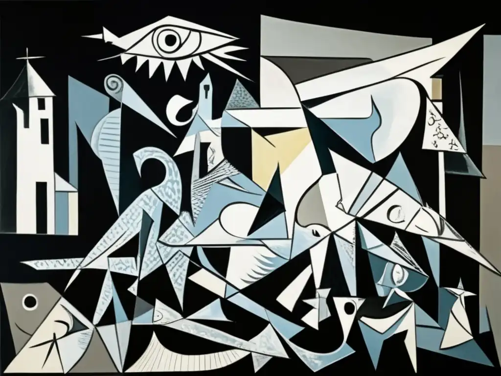 Una imagen impactante de 'Guernica' de Pablo Picasso, reflejando su significado histórico