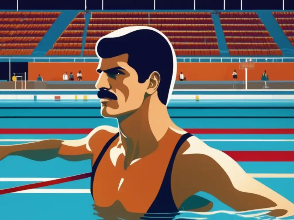 Imagen de Mark Spitz récord oros olímpicos en la piscina olímpica