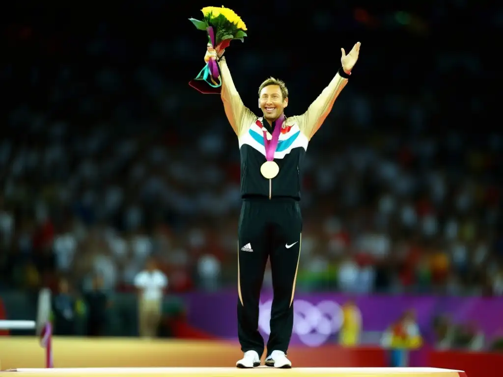 En la imagen, Ian Thorpe brilla en el podio olímpico, reflejando determinación y orgullo