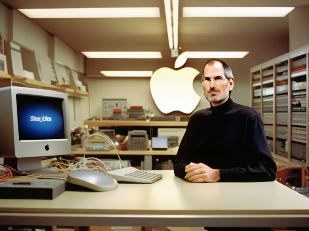 Una imagen de alta resolución de Steve Jobs en los primeros días de Apple, en el icónico garaje donde se fundó la compañía