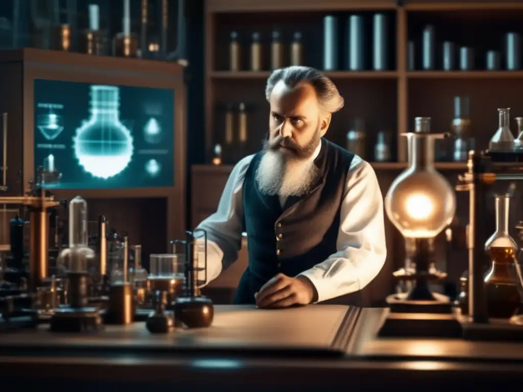 En la imagen, Wilhelm Röntgen descubre los rayos X en su laboratorio