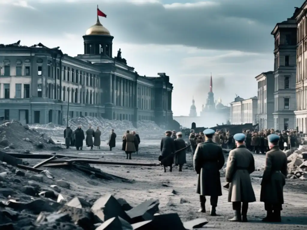 Un impactante retrato de la Resistencia Soviética durante la Segunda Guerra Mundial en las ruinas de Leningrado
