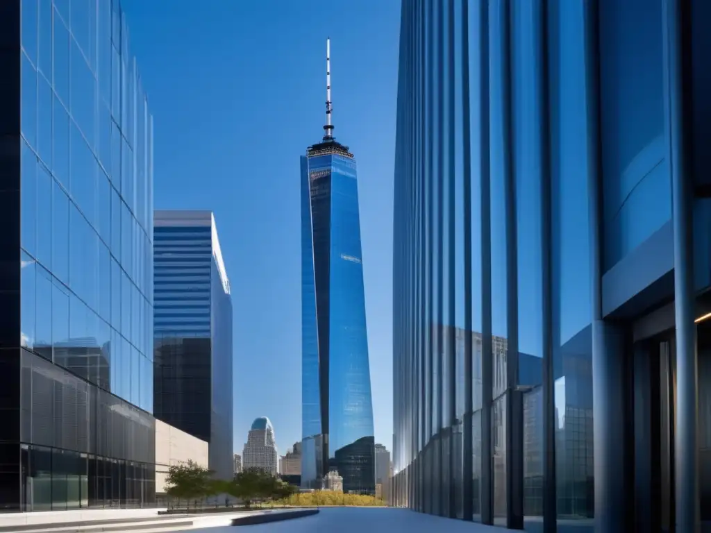 El imponente edificio de oficinas de Michael Bloomberg en Wall Street refleja el éxito y la ambición, con un diseño moderno y sofisticado que captura el bullicio urbano
