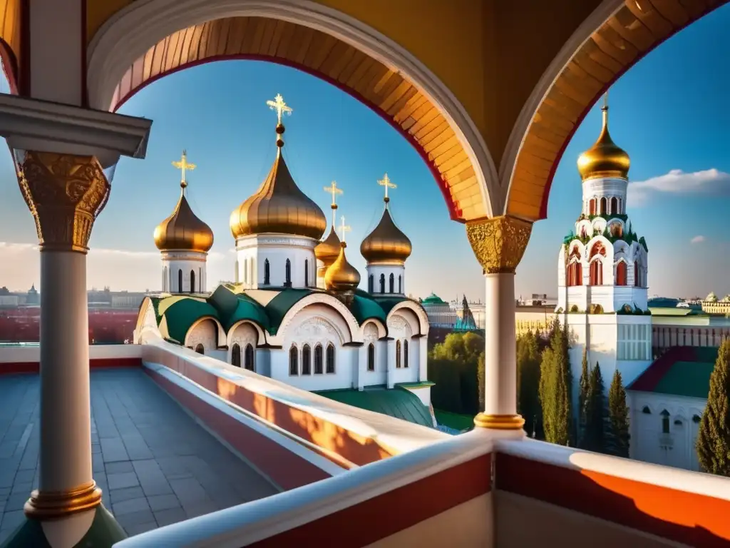 Una impresionante imagen en alta resolución de la Catedral de la Anunciación en el Kremlin de Moscú