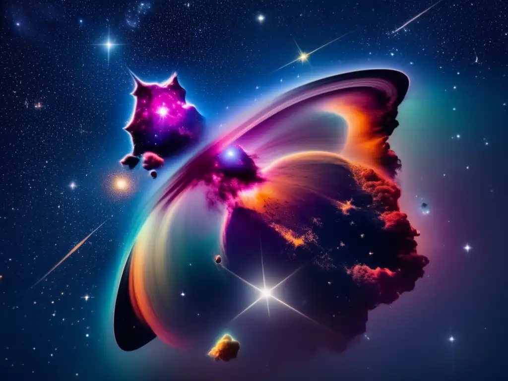 Una impresionante imagen celestial de la constelación de Orión, capturando la belleza y la armonía cósmica